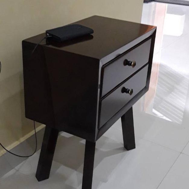 Meja Nakas Bed Side Meja Samping Side Table Kode F5883 Shopee Indonesia