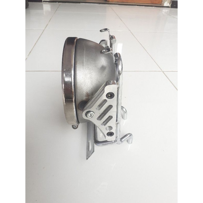 Batok L2g Pres tebal Set Pangkon Lampu Tralis