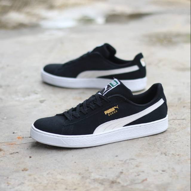 

PUMA SUEDE BLACK LIST WHITE NO LABEL SIZE