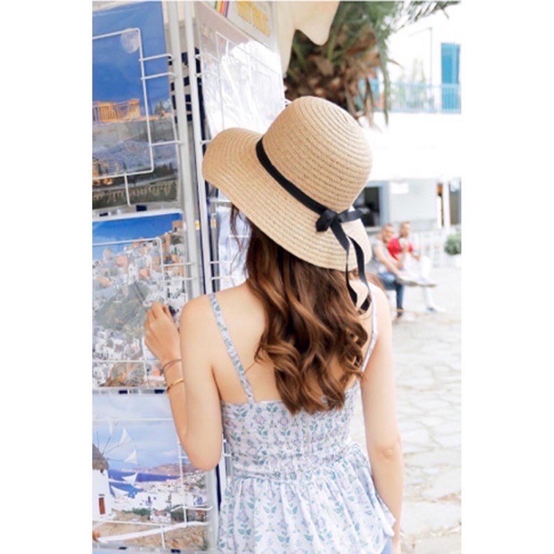 Topi Fashion Wanita / Topi Pantai Wanita / Topi Pantai Pita Kecil