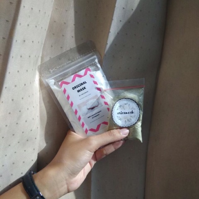 Masker organik kemasan 20gr