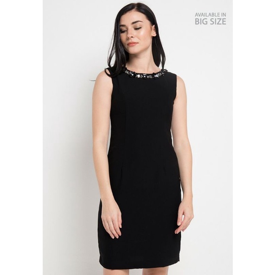 Cardinal femme mini dress black