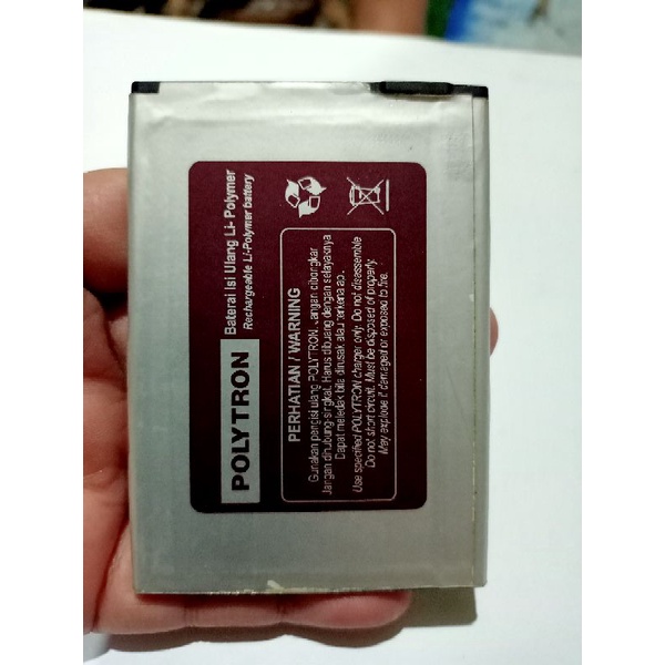 Baterai Polytron Rocket T7 R 250A R250A Ori Copotan HP