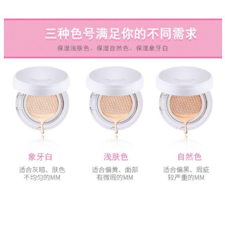 Lameila BB Cushion Moisturizing Foundation Waterproof cjr 9009