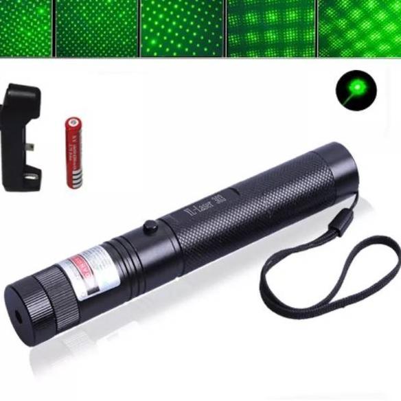 ISH [BISA COD] ORIGINAL Laser Pointer Hijau Recharge 303 10KM Terjauh Jarak Jauh Laser Ijo Leser Poi