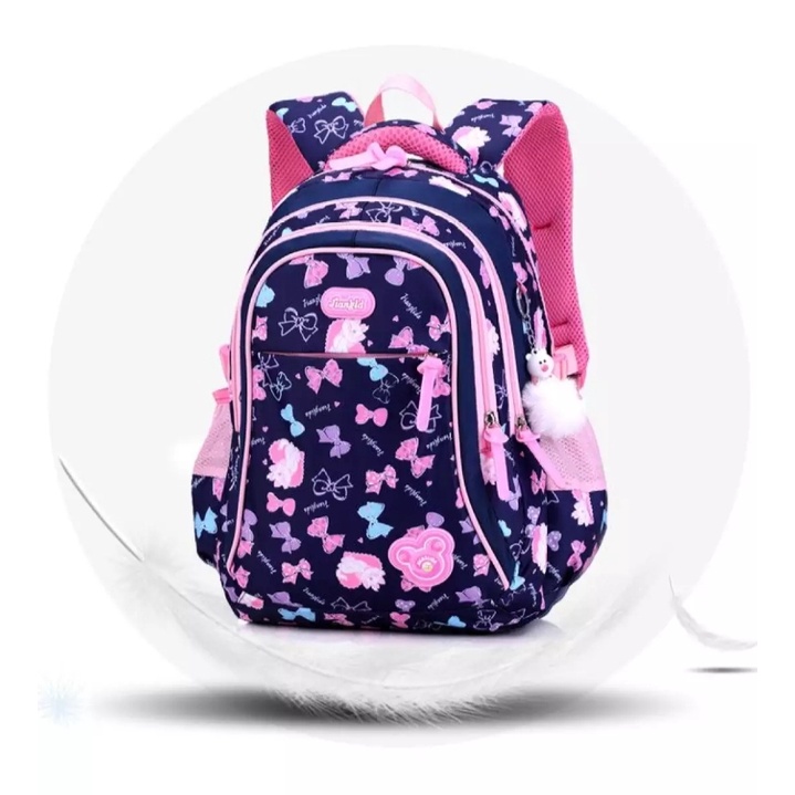 Toko agung99 - Tas Anak Animo Satuan / Tas sekolah anak perempuan paud sd tk smp sma 1 2 3 4 5 6 7 / Ransel anak perempuan Original