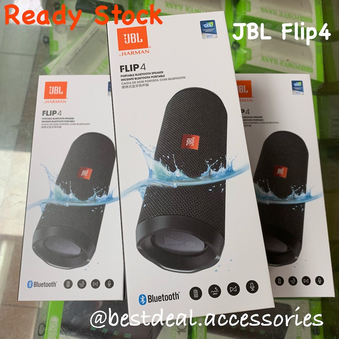 JBL Flip 4 Waterproof Portable Bluetooth Speaker