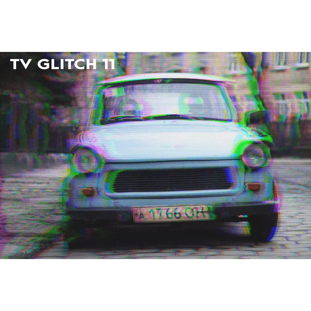 Als Glitch Tv Action Pack Vol 1 - Photoshop Action