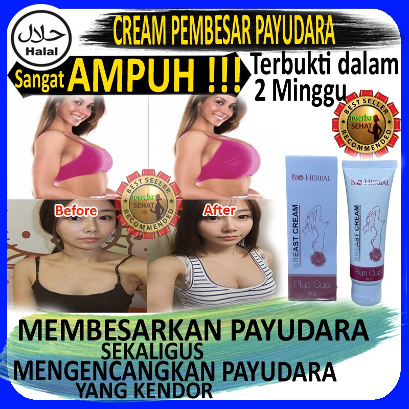 [COD] Pembesar Payudara | 2 Minggu Payudara Besar Kenyal dan Kencang | BIO HERBAL BREAST CREAM BPOM