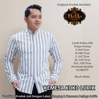  Kemeja  Batik  Lurik Pedan Lengan Panjang Ori Premium Asli 