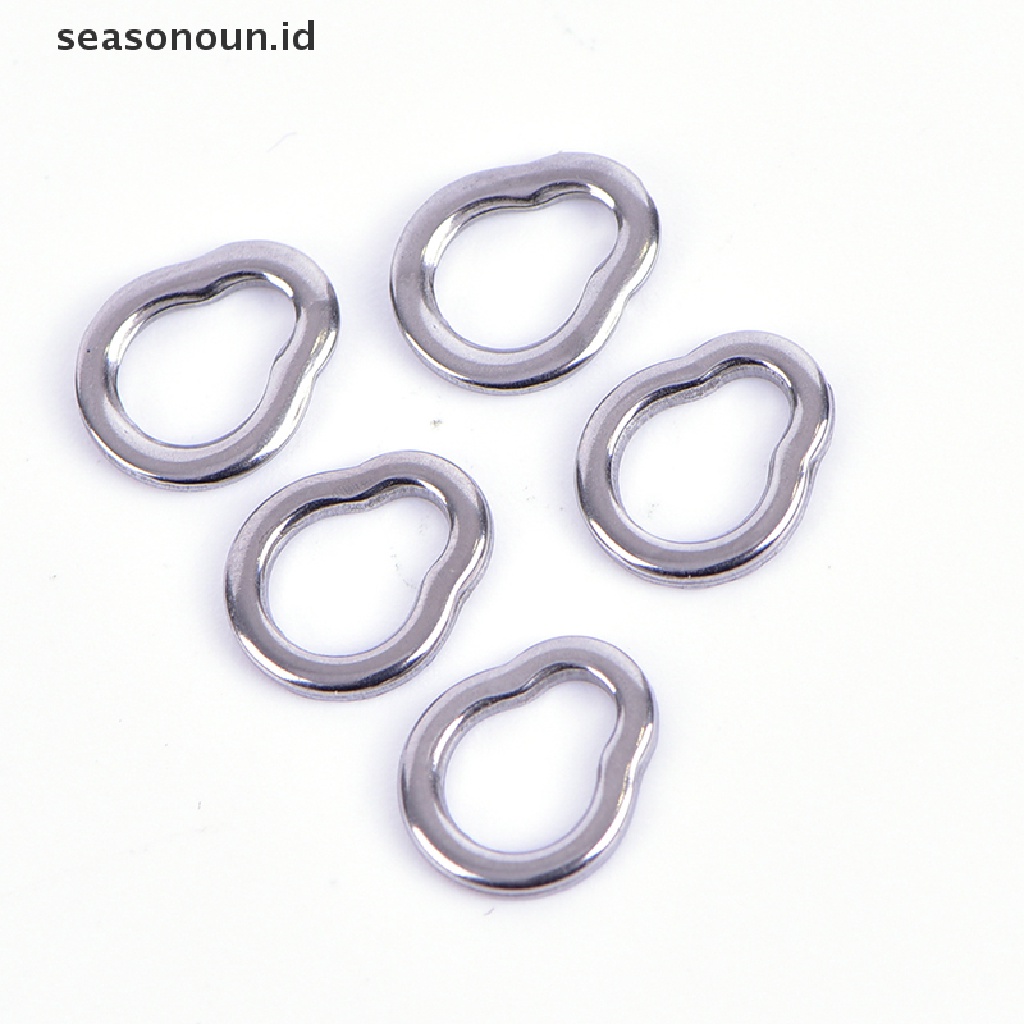 (seasonoun) 10pcs Kili-Kili Pancing Seamless Bahan Baja