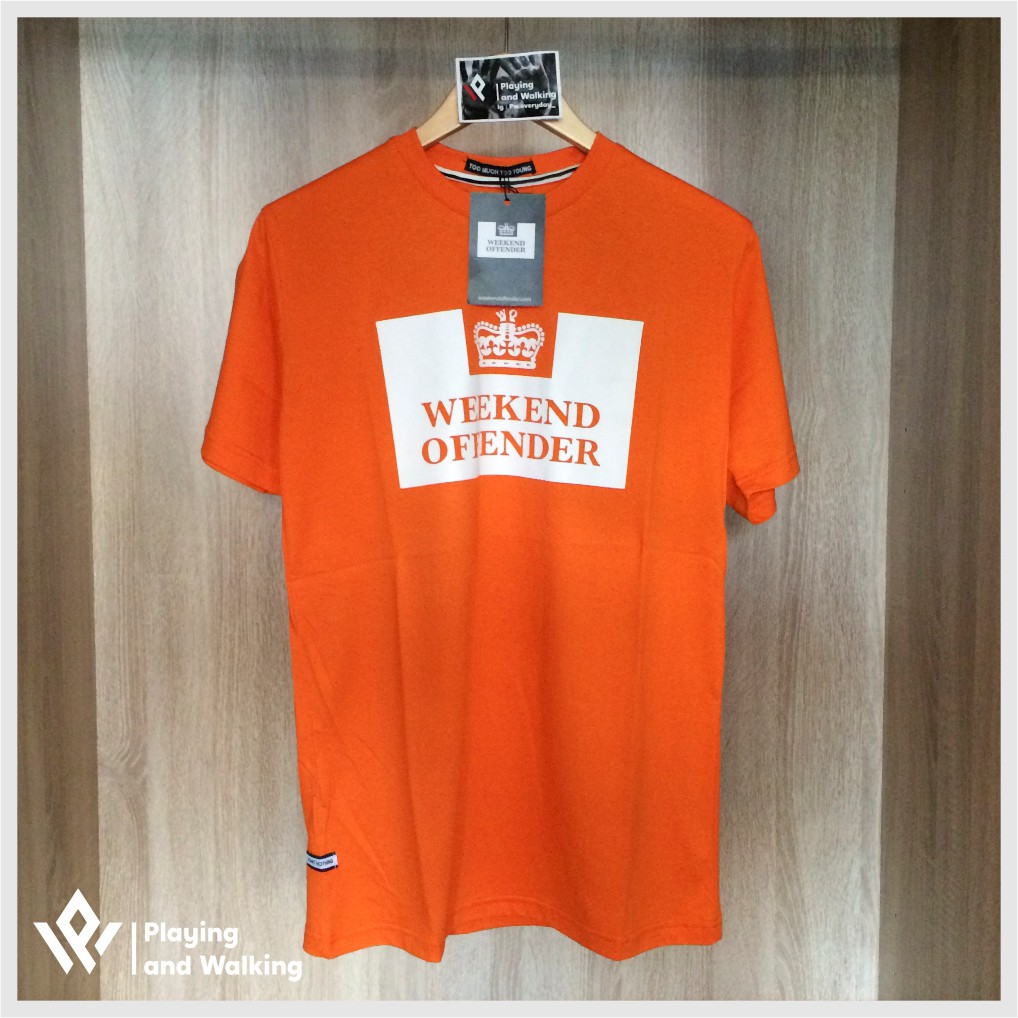 Tshirt Weekend Offender Prison - Orange