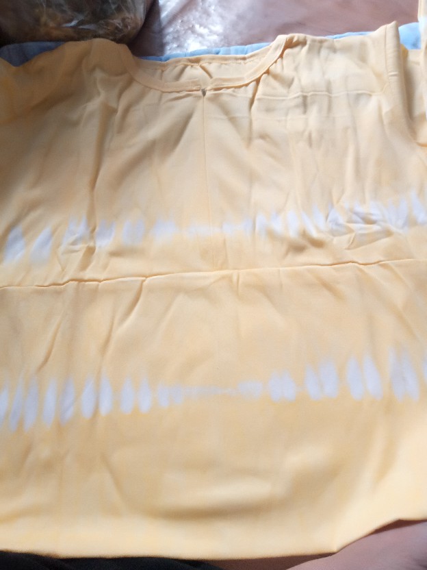 Gamis Kaos Tie Dye  Jumbo Lengan Panjang Motif Batik Muslimah