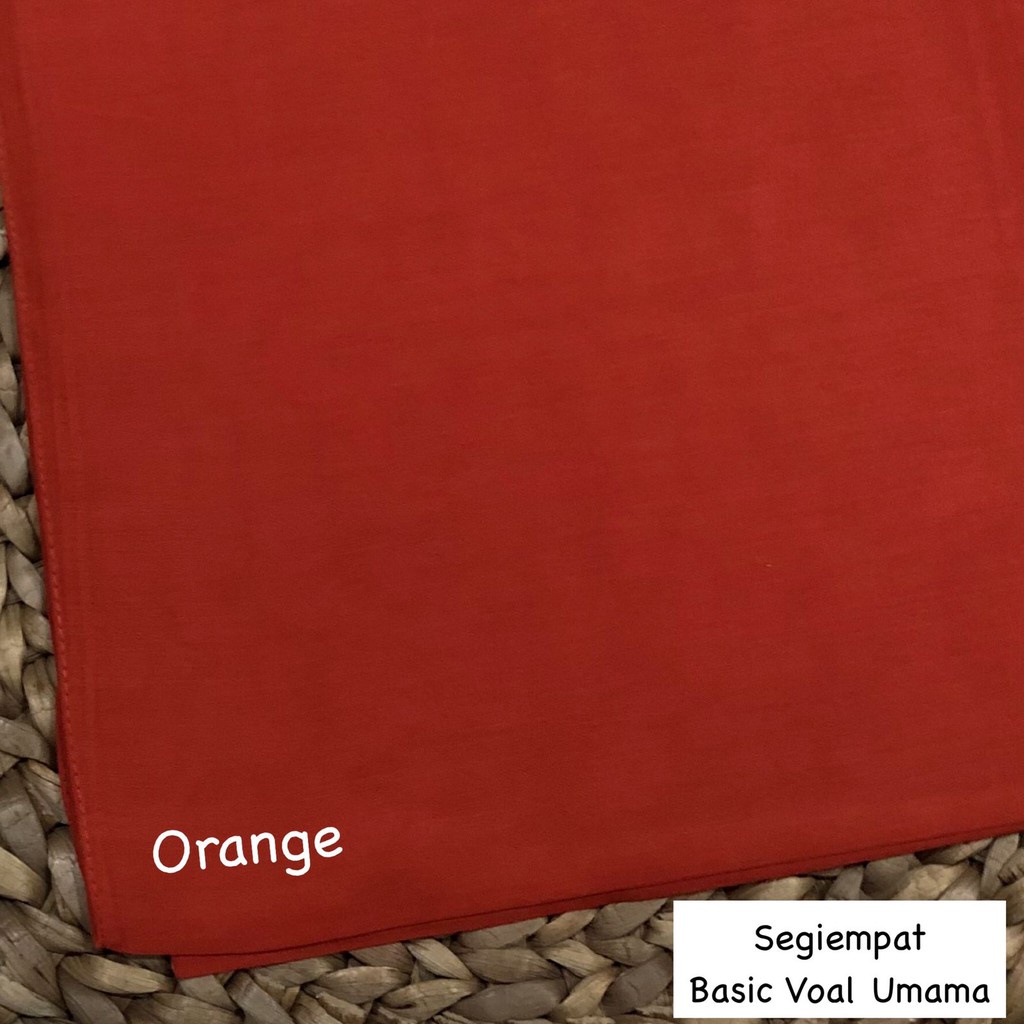 Godiva96 - UMAMA BASIC VOAL HIJAB / JILBAB MEDAN PART 1-U.BV. Orange