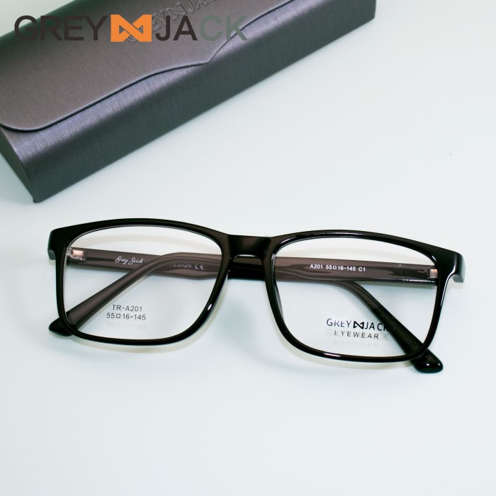 misi- Grey Jack / Frame Kacamata Pria dan Wanita / kacamata frame / 201