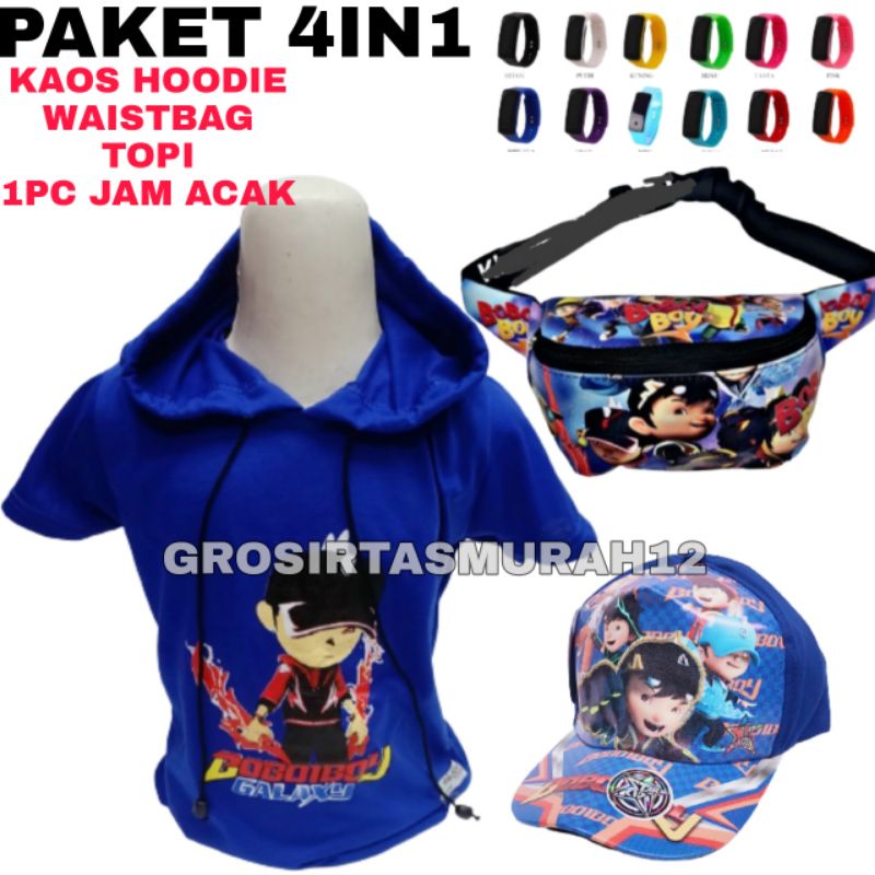 Baju anak laki laki Boboiboy Baju anak laki-laki karakter Hoodie anak laki laki - baju anak Baju kaos Boboi boy