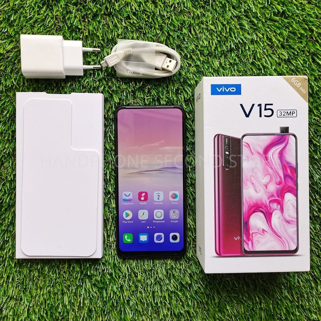 Hp Second Vivo V15 6 64 Fullset No Headset Handphone Second Hp Sekenandroid Hp Bekas Murah Shopee Indonesia