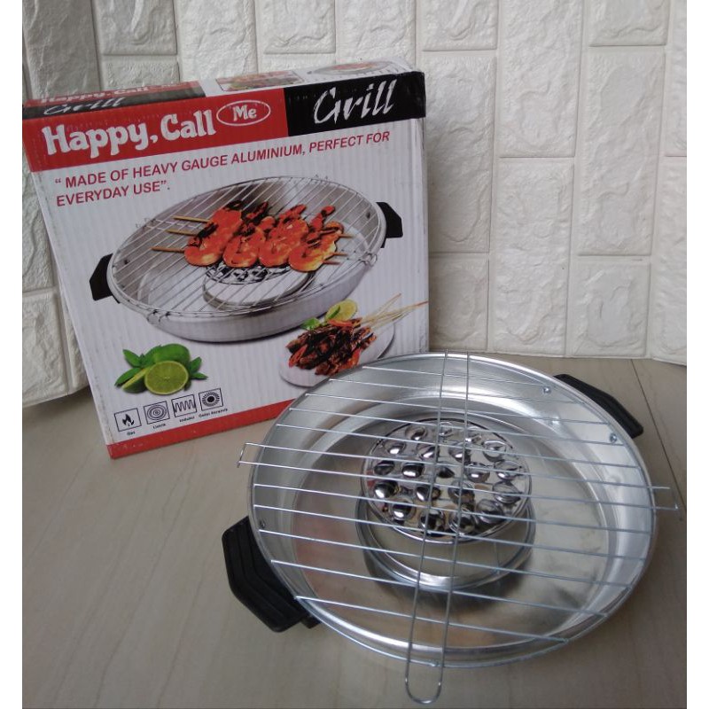 Happy Call Grill / LGI Grill / Panci Pemanggang Tanpa Arang