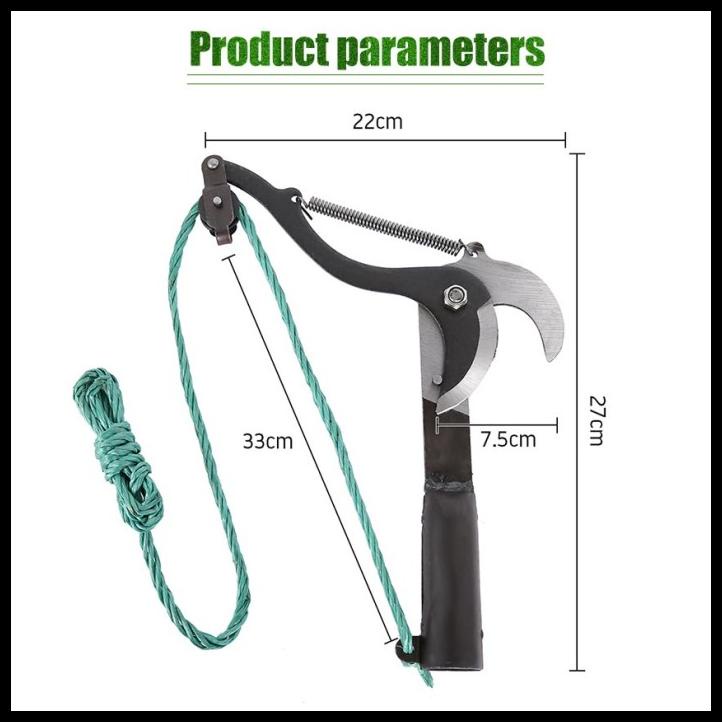 

Gunting Dahan Tarik Pisau Tali Gergaji Pohon Anti Karat Tree Pruner