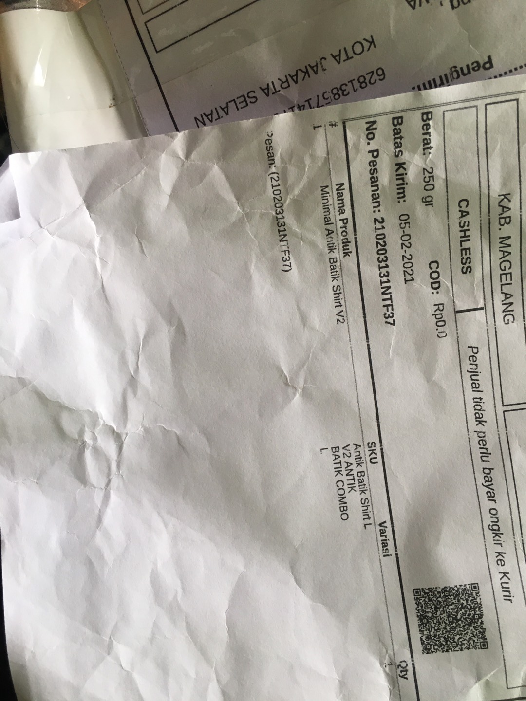 Minimal Antik Batik Shirt V2