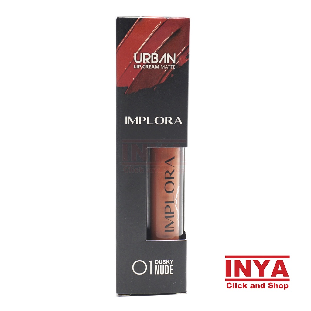 IMPLORA URBAN LIP CREAM MATTE 01 DUSKY NUDE 2.9gr