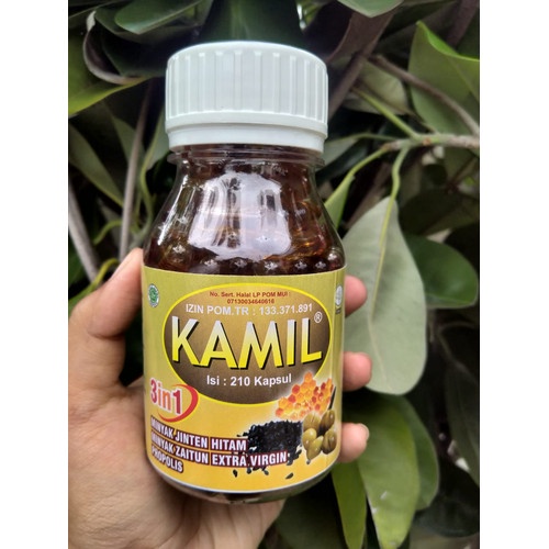 KAMIL 3 IN 1 KAPSUL ORIGINAL | KAPSUL HABBATUSSAUDA MINYAK ZAITUN PROPOLIS ASLI | KAPSUL KAMIL 3IN1 