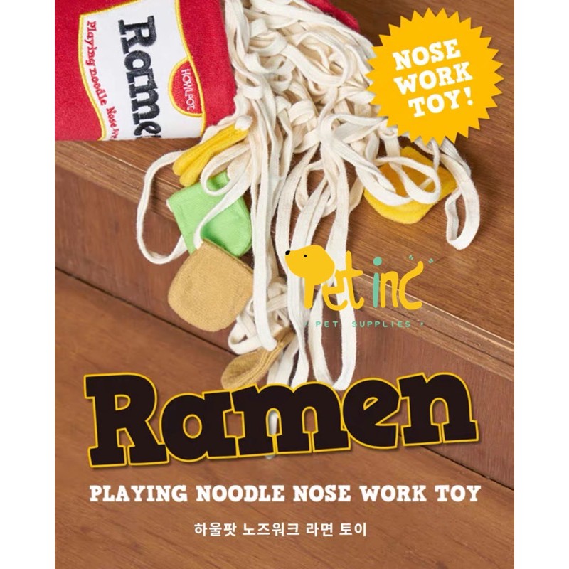 Premium japan dog toy ramen with noodle