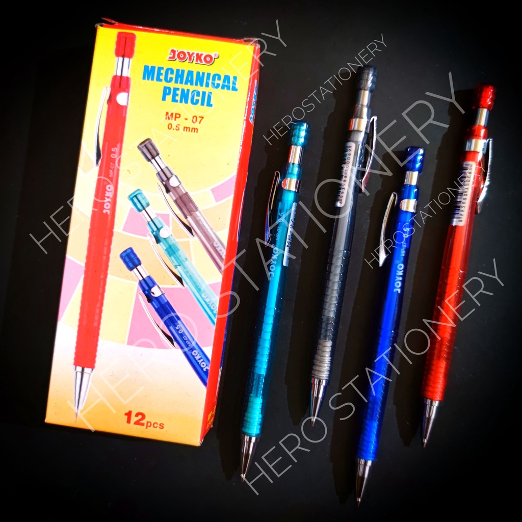

Joyko mechanical pencil pensil mekanik 0.5 mm MP-07 . 12 unit