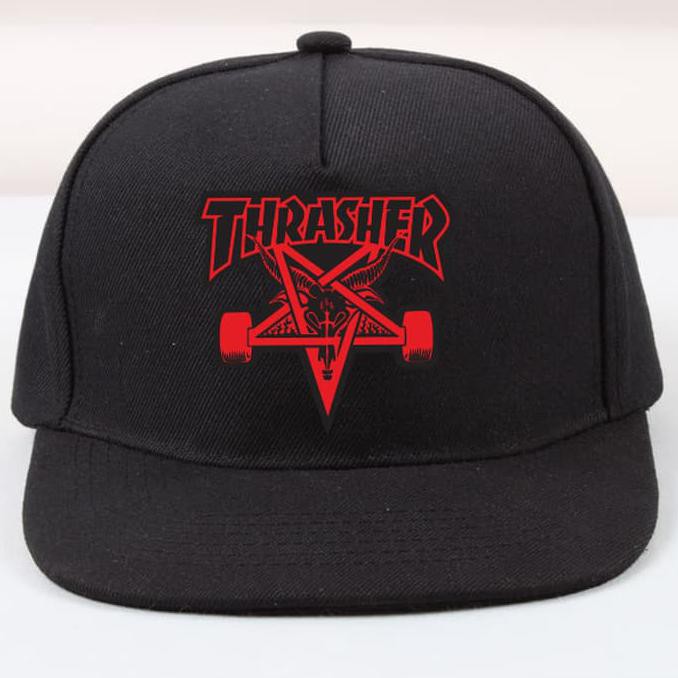 BEST QUALITY TOPI PRIA KEREN► TOPI SNAPBACK COTTON CUSTOM TRASHER MAGAZINE TRASHER GOAT STOK