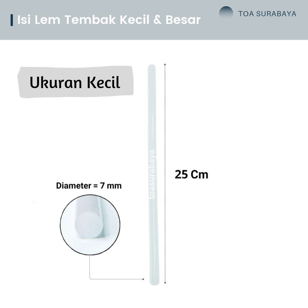 

Isi Lem Tembak Kecil (7 mm) Besar (11 mm) Satuan