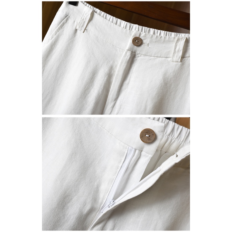 CELANA KULOT HIGHWAIST PREMIUM COTTON LINEN