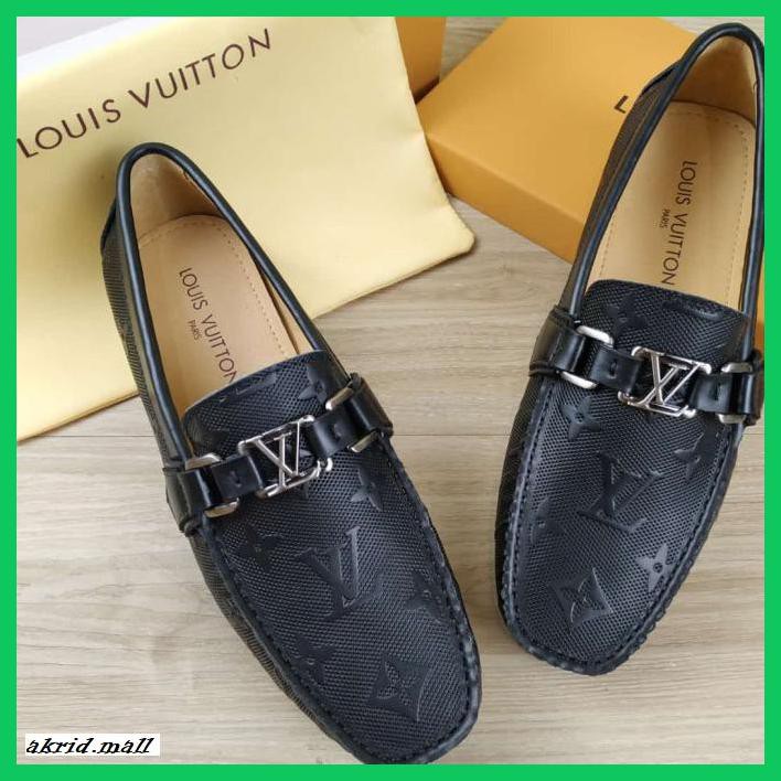 srefaolpria- sepatu loafers louis vuitton grade ori -asliiiiii.