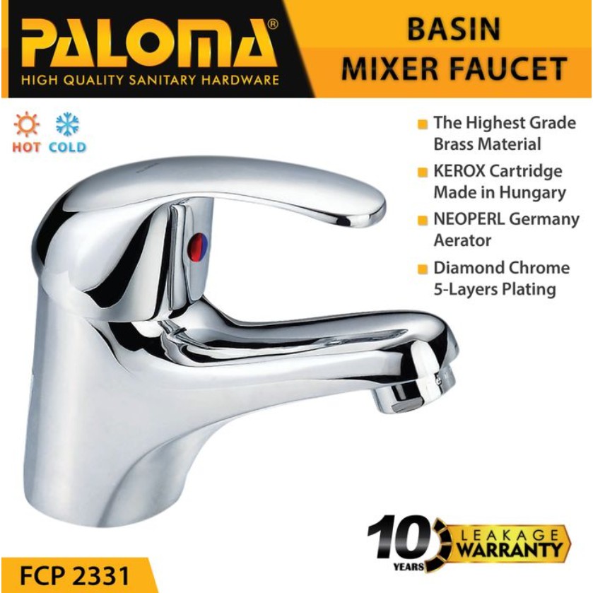 PALOMA FCP 2331 Keran Mixer Wastafel Cuci Tangan Panas Dingin Kran Air