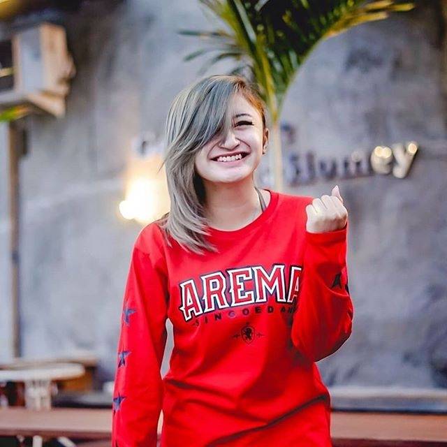 Baju Kaos Arema Bintang Red Lengan Panjang