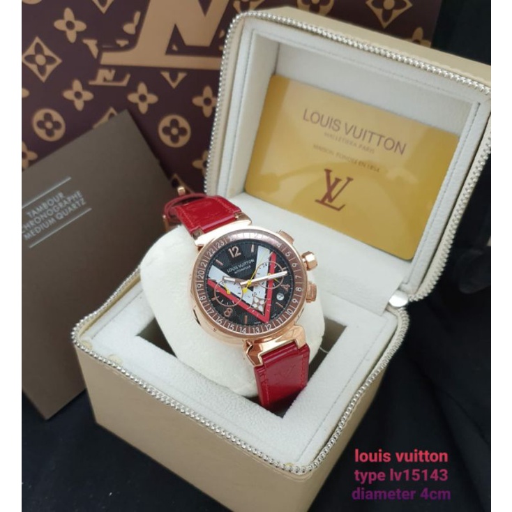 JAM TANGAN WANITA LOUIS VUITTON PARIS ORIGINAL FULLSEET