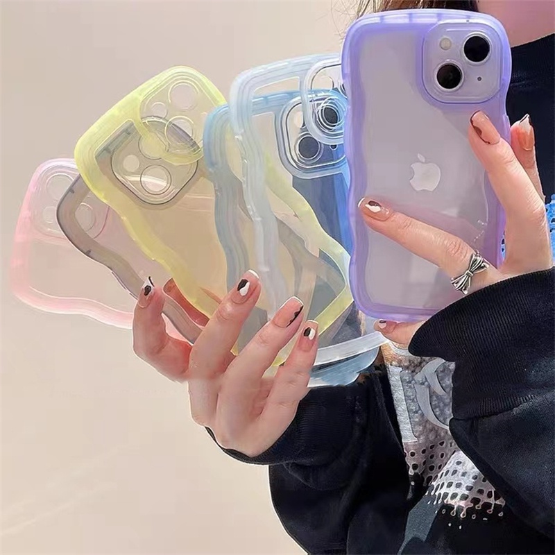 Casing iPhone 13 Pro Max 11 Pro Max 12 Pro XS Max X XR 7 Plus 8 Plus Motif Awan Shockproof