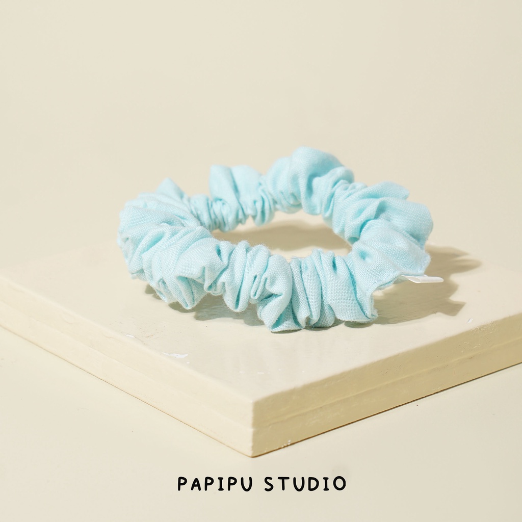 Papipustudio - Scrunchies ikat rambut kunciran Pastel series