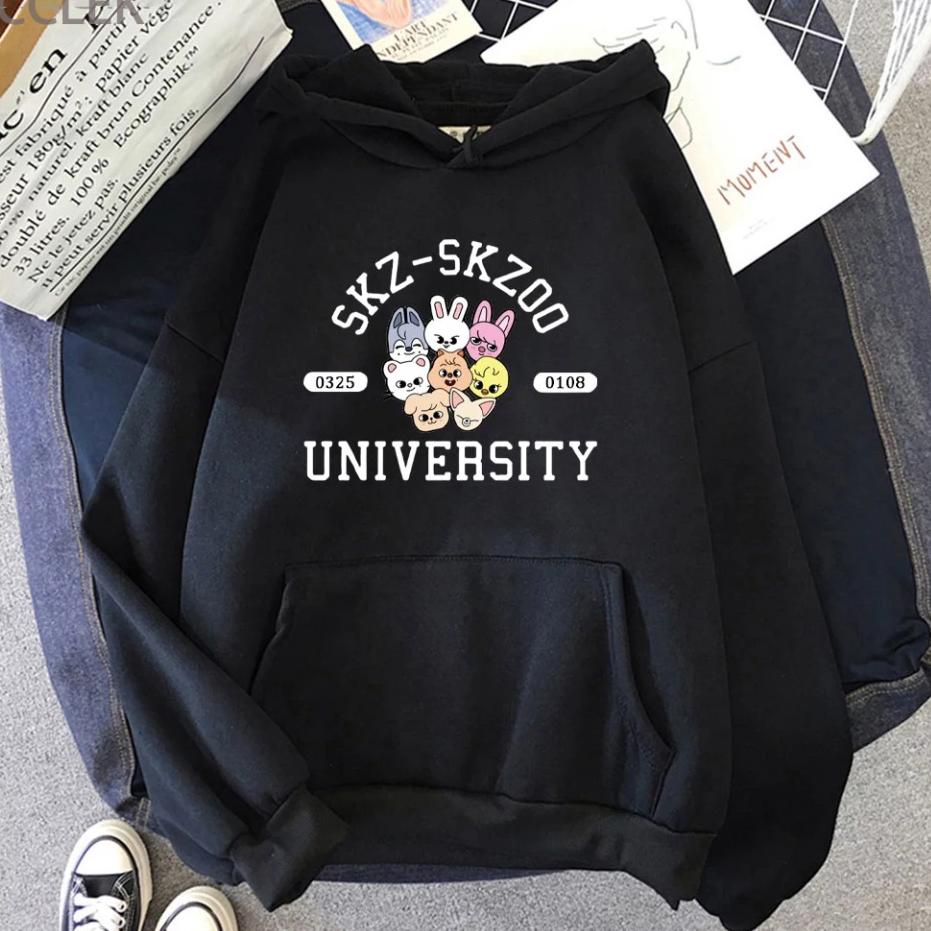 Hoodie Sweater Skz Skzoo University Stray kids Kpop Original Ori Felix Seungmin Hoodie Stray Kids I 