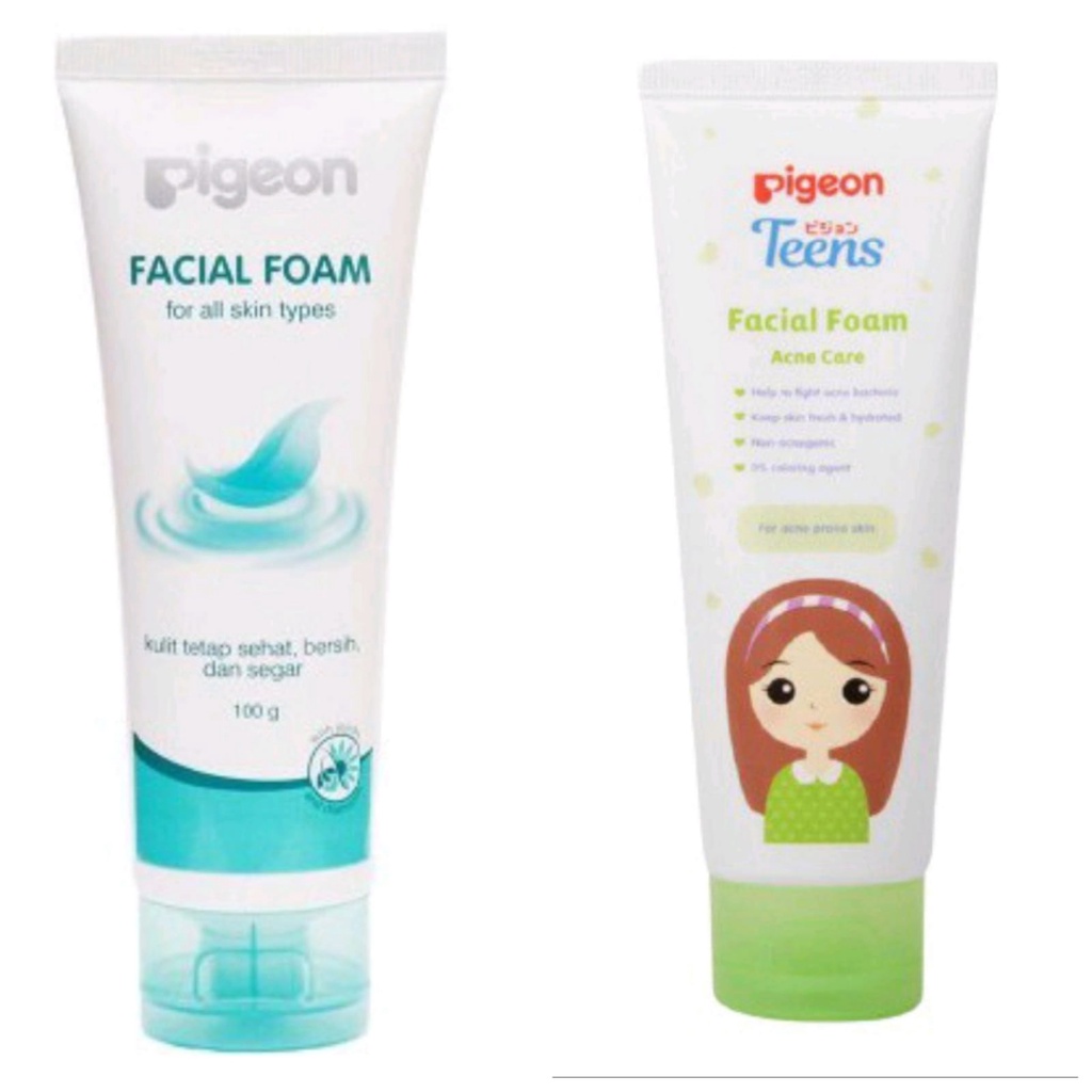 Pigeon Facial Foam Sabun Cuci Muka Anak Remaja Pigeon 100gr Aman Untuk Kulit Sensitif - nlshop
