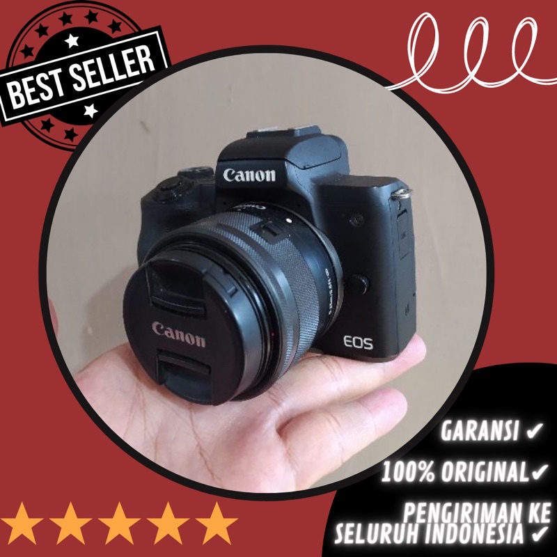 KAMERA MIRRORLESS CANON M50 SIAP PAKAI