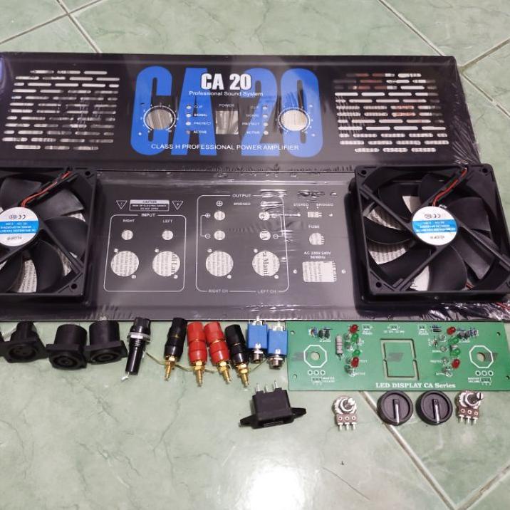 [BW89Q5361] Plat panel ca 20+lampu led depan box + aksesoris plat ca 20#ukuran kipas 12x12.bahan kii