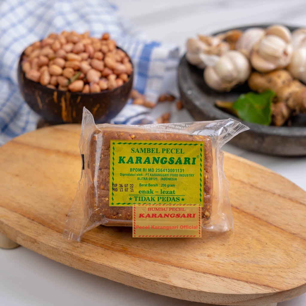 

KARANGSARI Sambel Pecel Tidak Pedas 200 Gr