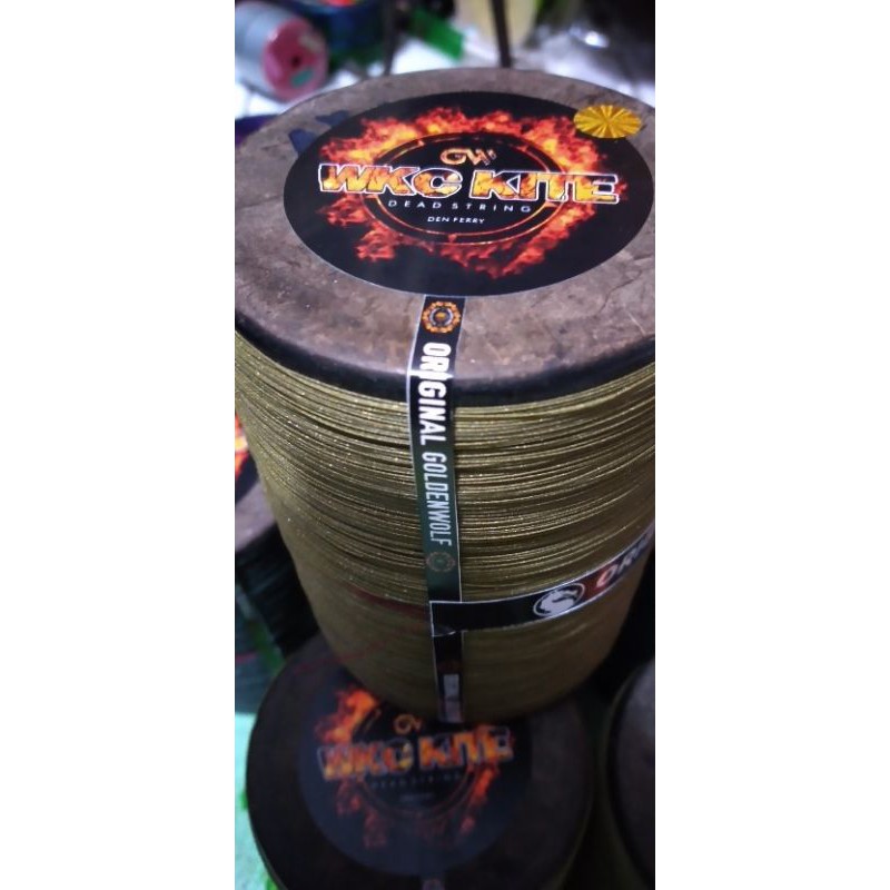 MATOT BAHAN ABU  WKC DEADSTRING LOGO API