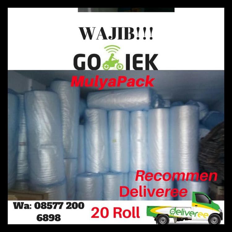 

COD PROMO!!! PEMBUNGKUS PAKING BUBBLE WRAP PLASTIK WRAPING 1,25M X 50M KODE 725