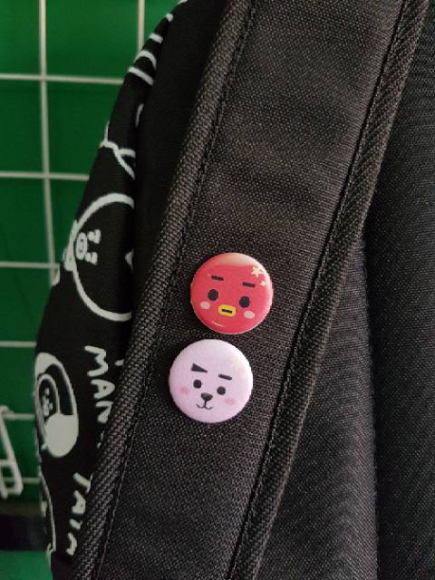 bts pin button bt21 bts brooch kpop bangtan boys jimin suga taehyung jhope rapmon jungkook