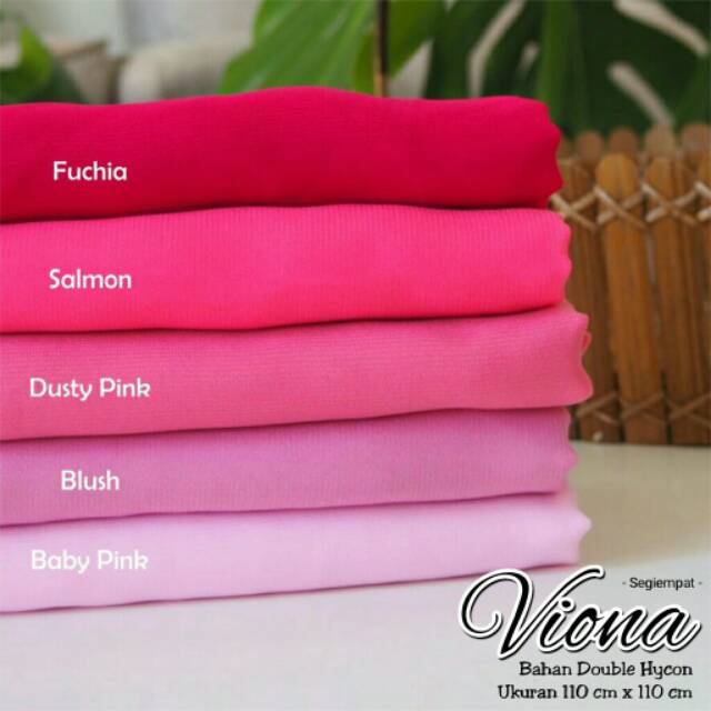 HIJAB SEGIEMPAT VIONA BEST SELLER FASHION MUSLIMAH - BAHAN DOUBLE HYCON PREMIUM