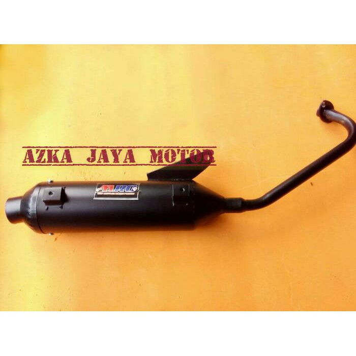 #9913 Knalpot Racing Bobokan MRC Yamaha Mio J / GT suara bulat adem