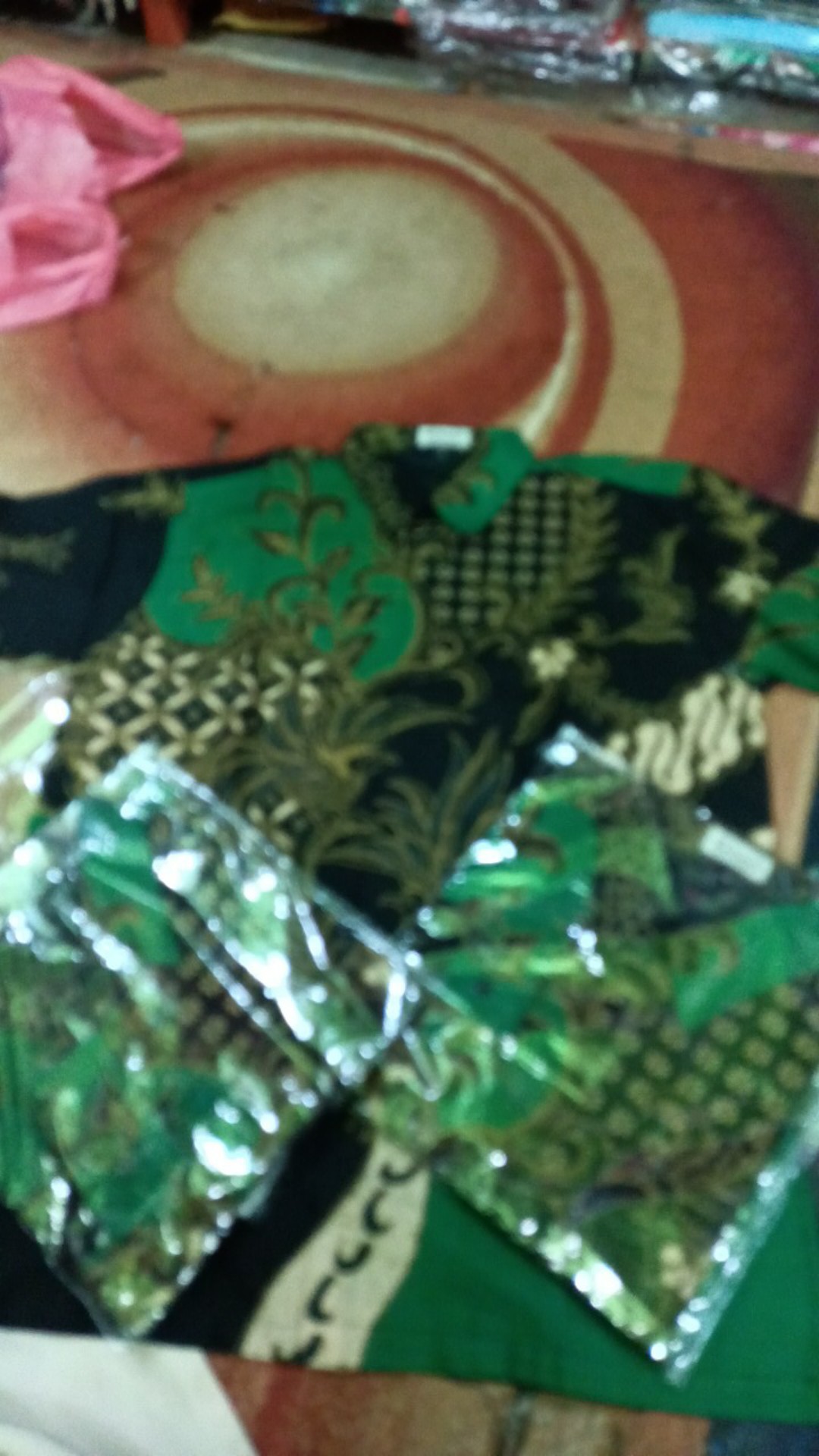 Setya Luhur Hijau Batik Lengan Panjang Full Furing Katun Sragenan Hq Size M-xl Batik Solo Rahayu