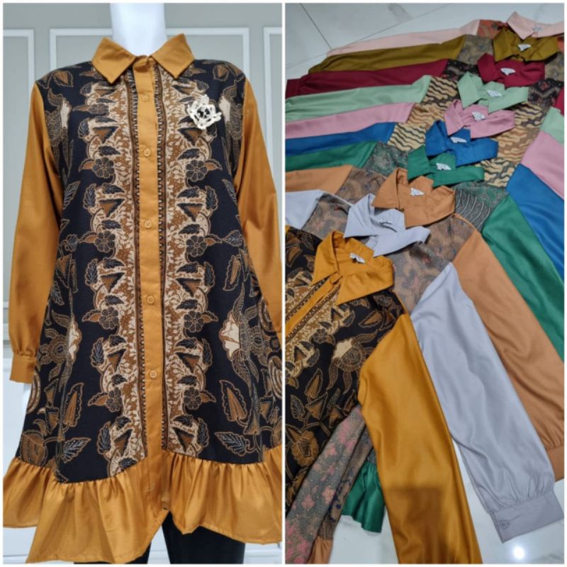 Tunik Mix Batik Edness Kayla