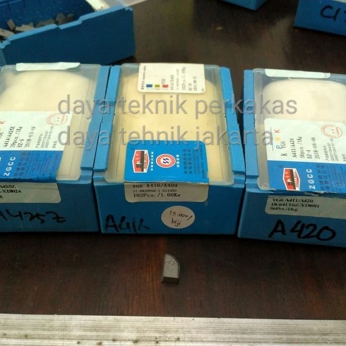 widia YG6 A420 - betel widia -betel bubut widia - tip widia yg6